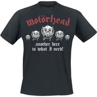 Motörhead T-Shirt 50th Another Beer Lemmy's Lounge S to 4XL for Men black