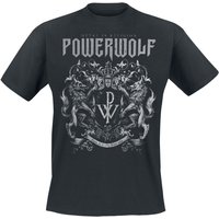 Powerwolf T-Shirt Crest Metal Is Religion Heavyweight S to 5XL for Men black - Image 1