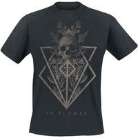 In Flames T-Shirt Skull Heavyweight S to 4XL for Men black - Image 1