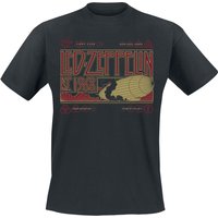 Led Zeppelin T-Shirt Zeppelin & Smoke M to 3XL for Men black - Image 1