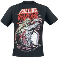 Falling In Reverse T-Shirt Grave Zombie M to 4XL for Men black - Image 1