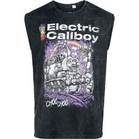 Electric Callboy Tanktop Choo Choo S to XXL for Men anthracite