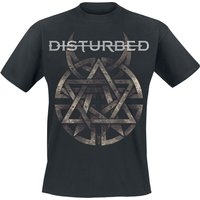 Disturbed T-Shirt Symbol M to 3XL for Men black