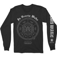In Hearts Wake Long-sleeve Shirt Cycles of Yuga S to XXL for Men black - Image 1
