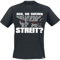 Böhse Onkelz T-Shirt Ach Sie Suchen Streit S to 5XL for Men black - Image 1