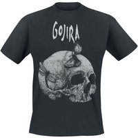 Gojira T-Shirt Moth Skull S to XXL for Men black - Image 1