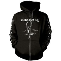 Bathory Hooded zip Goat S to XXL for Men black - Image 1