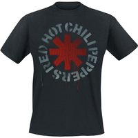 Red Hot Chili Peppers T-Shirt Stencil Black S to 5XL for Men black - Image 1