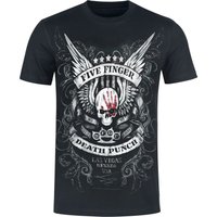 Five Finger Death Punch T-Shirt No Regrets Heavyweight S to 5XL for Men black
