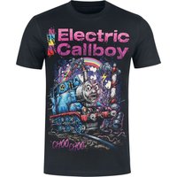 Electric Callboy T-Shirt Choo Choo Heavyweight S to 3XL for Men black