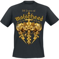 Motörhead T-Shirt 50 Years Of Motorhead S to XXL for Men black - Image 1