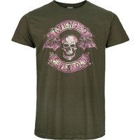 Avenged Sevenfold T-Shirt Coloured Logo S to XXL for Men green - Image 1