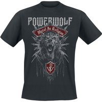 Powerwolf T-Shirt Chaos Crest S to 5XL for Men black - Image 1