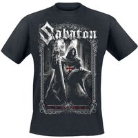 Sabaton T-Shirt Templars S to 5XL for Men black - Image 1