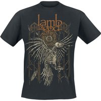Lamb Of God T-Shirt Crow S to XXL for Men black
