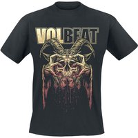 Volbeat T-Shirt Bleeding Crown Skull S to 5XL for Men black - Image 1