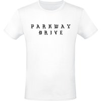 Parkway Drive T-Shirt Glitch S to XXL for Men white