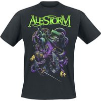 Alestorm T-Shirt Octopus S to 3XL for Men black