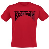 Beartooth T-Shirt Skull S to XXL for Men red