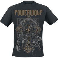 Powerwolf T-Shirt Wolf Cross S to XXL for Men black
