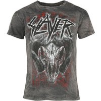 Slayer T-Shirt Mongo Logo S to 4XL for Men charcoal - Image 1