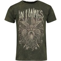 In Flames T-Shirt Eternal Life S to 3XL for Men khaki - Image 1