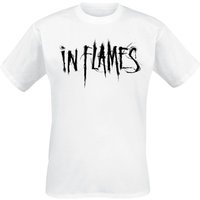 In Flames T-Shirt Buried Time S to 3XL for Men white