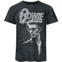David Bowie T-Shirt Lightning S to 3XL for Men black - Image 1