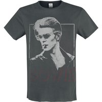 David Bowie T-Shirt Amplified Collection '80 Era S to XXL for Men charcoal - Image 1
