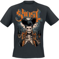 Ghost T-Shirt Ribs & Bats S to 4XL for Men black