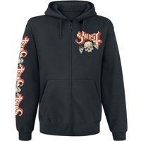 Ghost Hooded zip Distressed Papa Skull S to XXL for Men black - Image 1