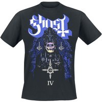 Ghost T-Shirt Stained Glass IV S to 4XL for Men black