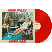 Deap Vally - Marriage Transparent Red Vinyl LP