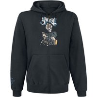 Ghost Hooded zip Papa Of The World On Fire S to XXL for Men black - Image 1