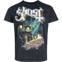 Ghost T-Shirt Lightning S to 4XL for Men dark grey