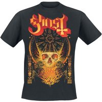 Ghost T-Shirt Papa Flames S to 4XL for Men black