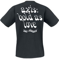 Jimi Hendrix T-Shirt Experience Shoult Bold As Love S to 4XL for Men black - Image 1
