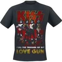 Kiss T-Shirt Love Gun L to XL for Men black