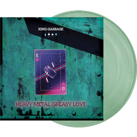 King Garbage - Heavy Metal Greasy Love Coke Bottle Clear Vinyl LP