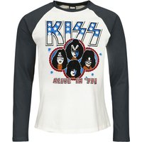 Kiss Long-sleeve Shirt Amplified Collection Alive In 77 S to XXL for Men multicolour - Image 1