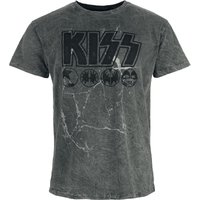 Kiss T-Shirt Band Icons S to 4XL for Men grey - Image 1