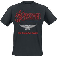 Saxon T-Shirt The Eagle Has Landed M to XXL for Men black - Image 1