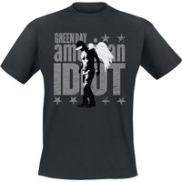 Green Day T-Shirt American Idiot Angel S to XXL for Men black - Image 1