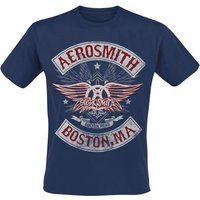 Aerosmith T-Shirt Boston Pride M to XXL for Men navy - Image 1