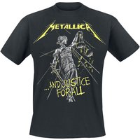 Metallica T-Shirt ...And Justice For All Tracklist M to 5XL for Men black - Image 1