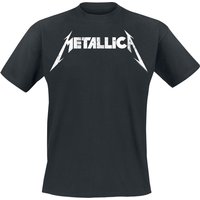 Metallica T-Shirt Textured Logo S to 5XL for Men black - Image 1