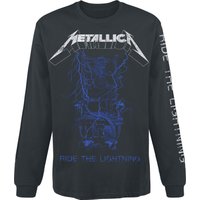 Metallica Long-sleeve Shirt Fade S to XXL for Men black - Image 1