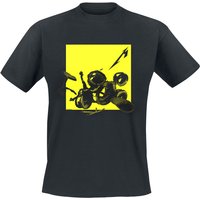 Metallica T-Shirt Broken/Burnt Drums (M72) S to XXL for Men black - Image 1