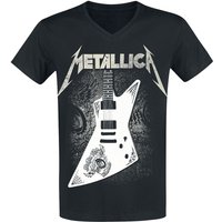 Metallica T-Shirt Papa Het Guitar S to XXL for Men black - Image 1
