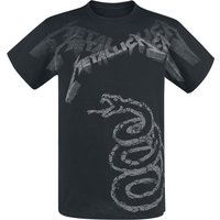 Metallica T-Shirt Black Album Faded S to XXL for Men black - Image 1